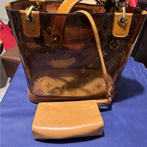 Louis Vuitton Brown Monogram Ambre PM size